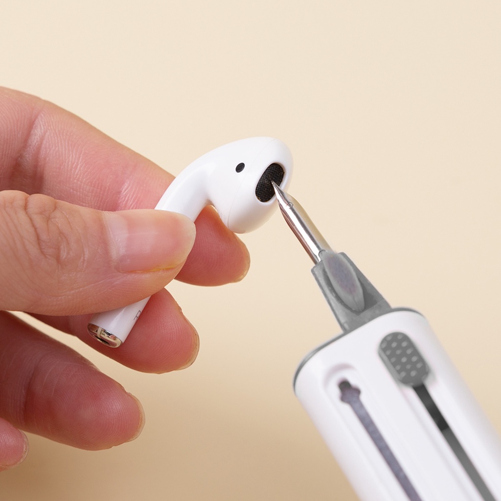 Bút Vệ Sinh Tai Nghe Bluetooth Đa Năng 3 Trong 1 Kèm Cọ Mềm