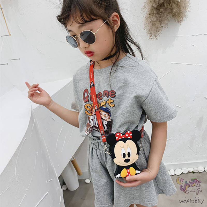 Túi Xách Tay Hình Chuột Mickey / Minnie Đáng Yêu Cho Bé