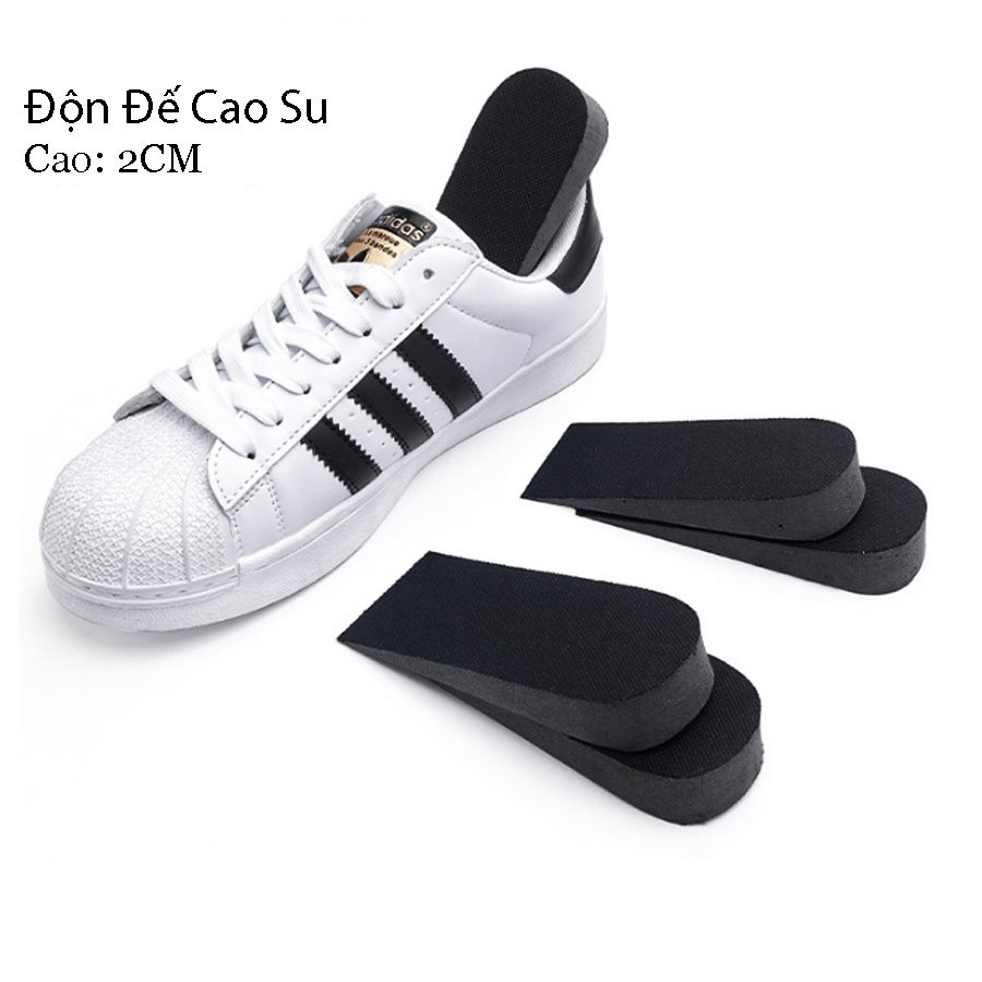 (Có Sẵn) Miếng độn đế giày cao su nhẹ 2cm ( 1 cặp)