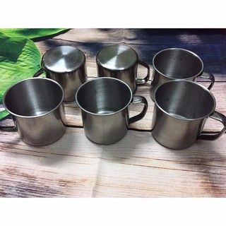 Combo 6 ca inox làm đá - uống