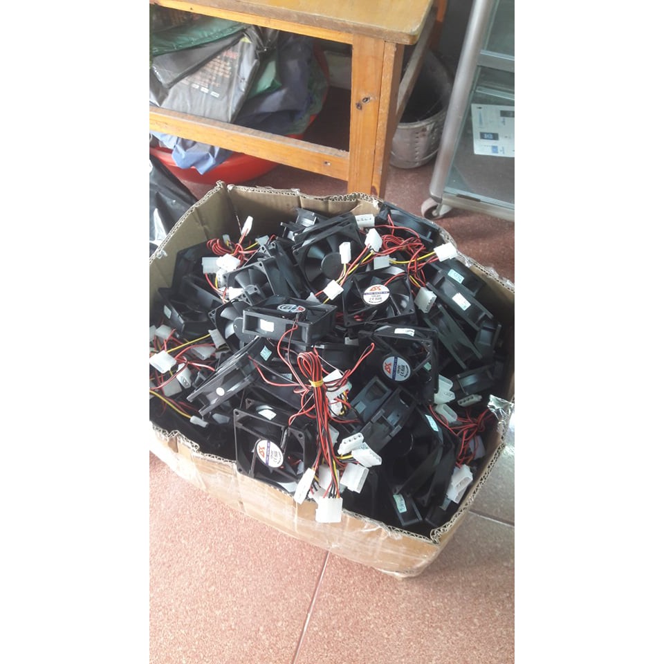 Quạt tản nhiệt động cơ một chiều 12V  80x80x25mm chuyên dùng CPU máy tính