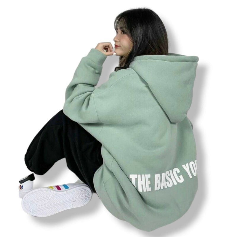 Áo Khoác Hoodie Nỉ Khóa Kéo Mũ Trùm Đầu Form Dáng Basic - CLITUS FASHION