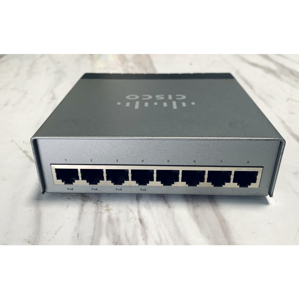 ✔️ Thiết bị mạng Cisco (SG200-08P) - Manager L2 - SLM2008PT 08-port 10/100/1000 - 4 Port PoE , cấp nguồn wifi , camera