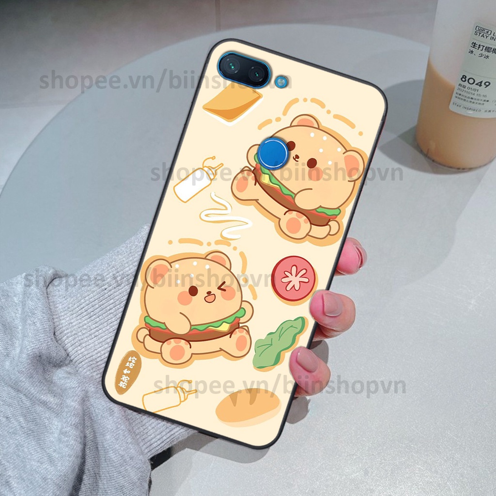 Ốp Xiaomi Mi 8 SE / Mi 8 Lite in hình gấu chocolate kẹo ngọt siêu đẹp siêu xinh
