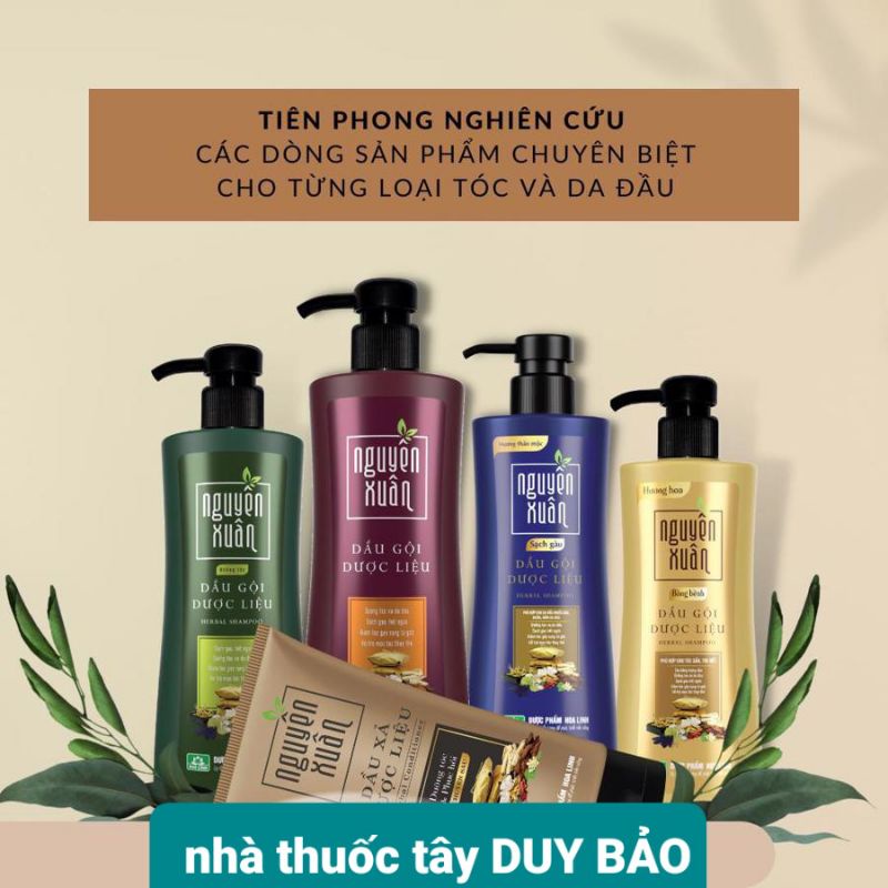 DẦU GỘI DƯỢC LIỆU NGUYÊN XUÂN - DẦU XẢ NGUYÊN XUÂN