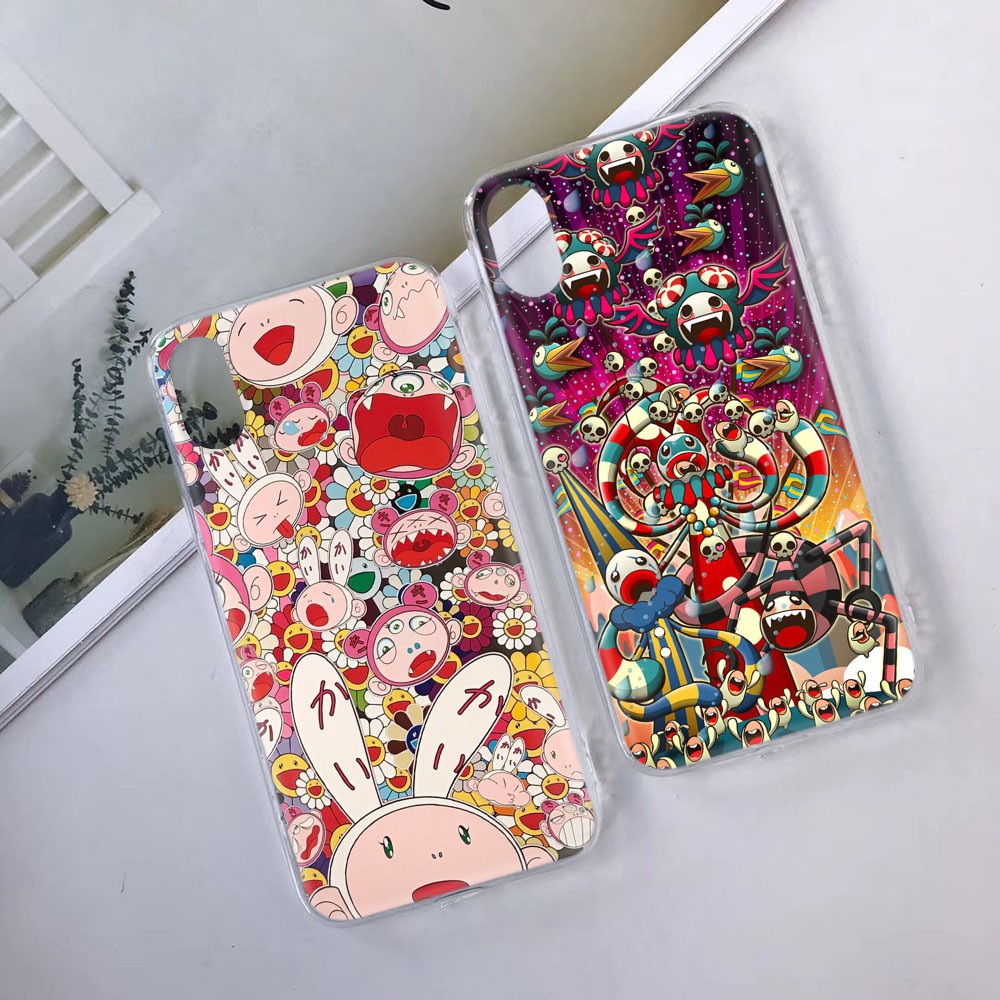 Transparent Case for VIVO U3 V3 Max V5 V5S V7 Plus V15 V17 Pro TB80 Murakami Takashi Phone Cover | BigBuy360 - bigbuy360.vn