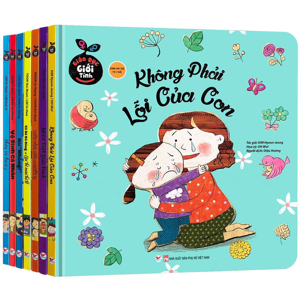 Sách - Giáo Dục Giới Tính - Dành cho trẻ từ 3 tuổi - Lẻ tùy chọn