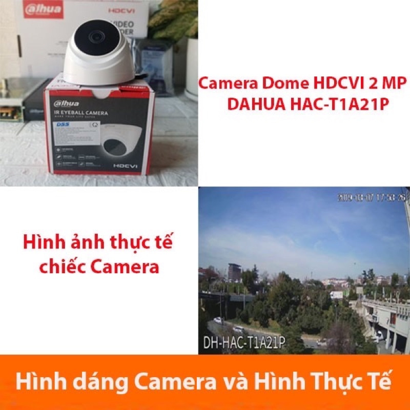 Camera giám sát DAHUA HAC-B1A21P HDCVI Cooper 2MP Tính năng chống ngược sáng,hình ảnh sắc nét,chống thấm nước