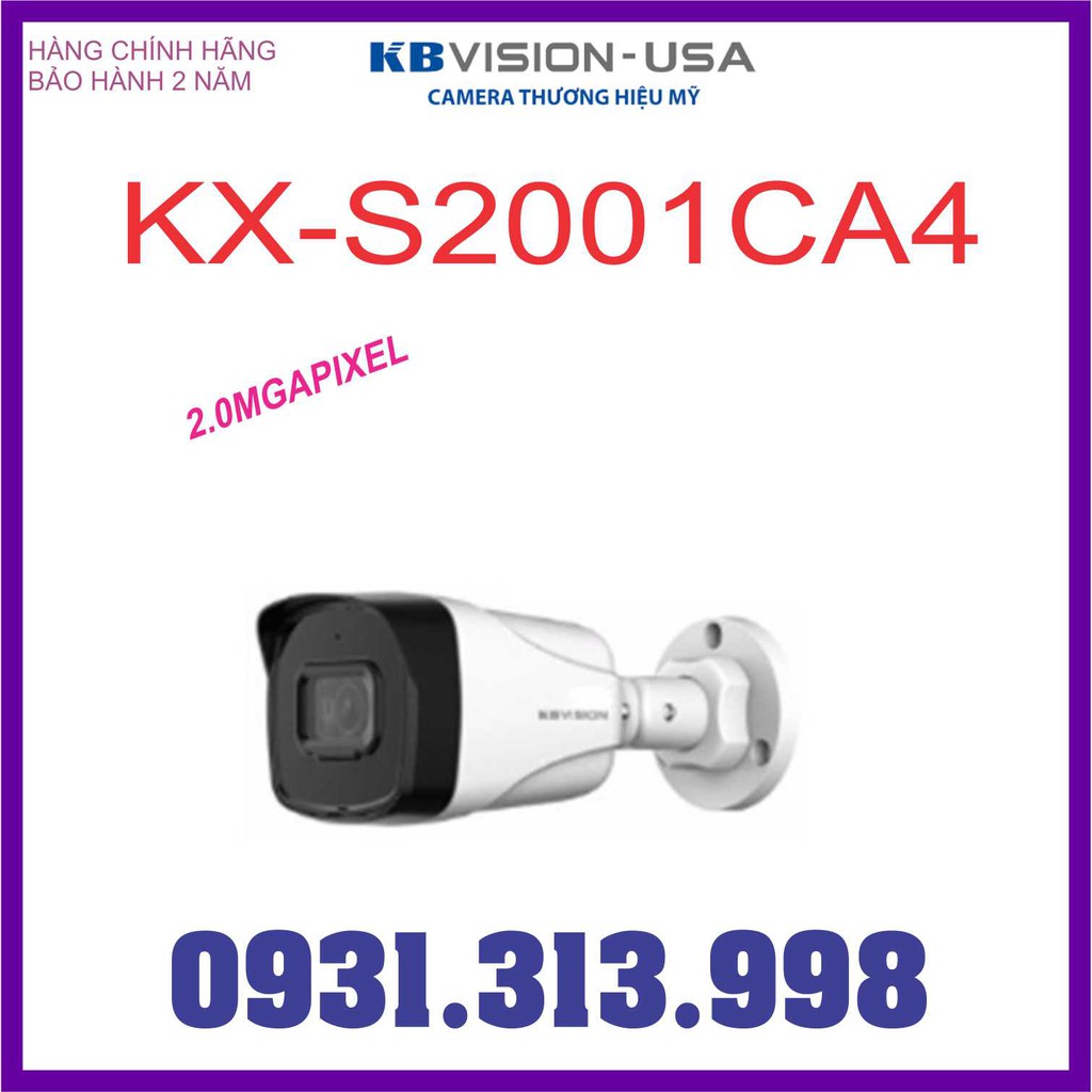 CAMERA KBVISION KX-S2001CA4 2.0 MEGAPIXEL