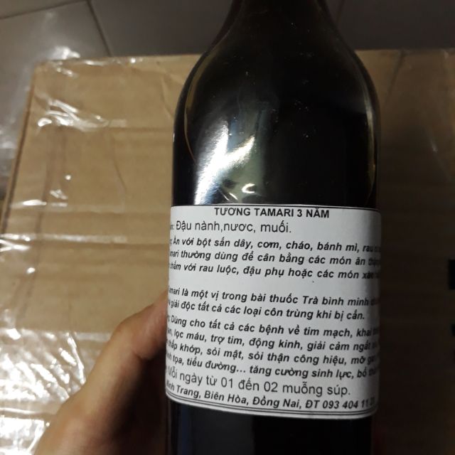 Tương tamari 3 năm( 500ml)