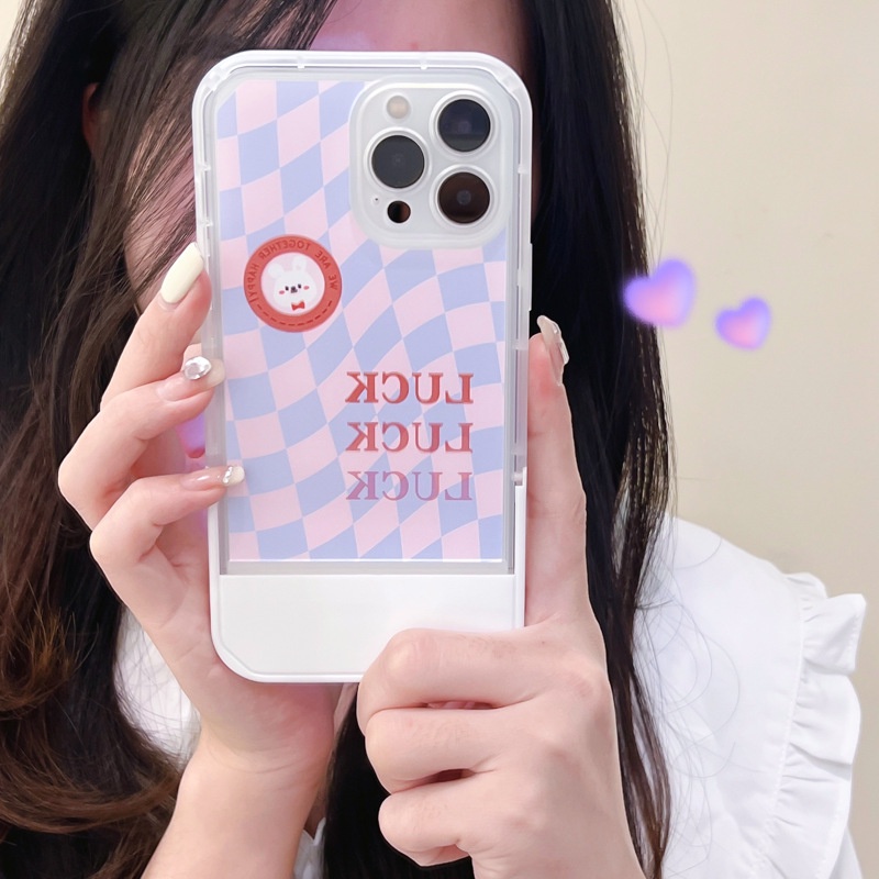 Ốp lưng iphoneỐp Điện Thoại  Kèm Giá Đỡ Tàng Hình Họa Tiết Hoạt Hình Dễ Thương Cho iphone 14 / 13Pro 12 / xs / 6 / 7 / 8PLUSDinuo case