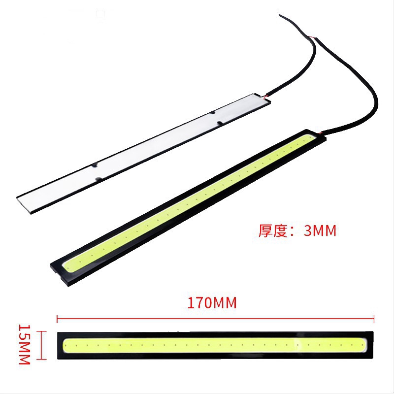 Đèn led cob 17cm 12v chống thấm nước cho xe hơi