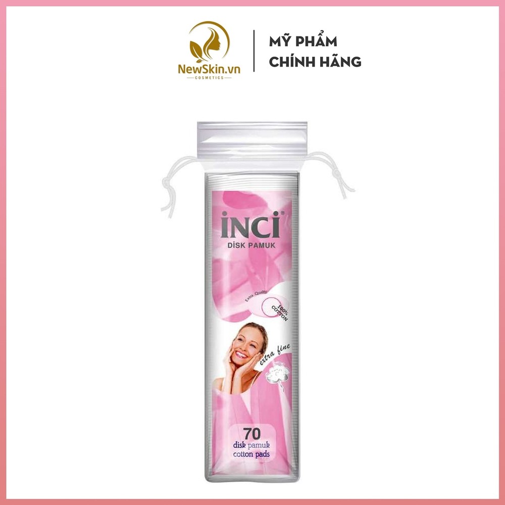 Bông tẩy trang INCI Disk Pamuk (70 miếng)