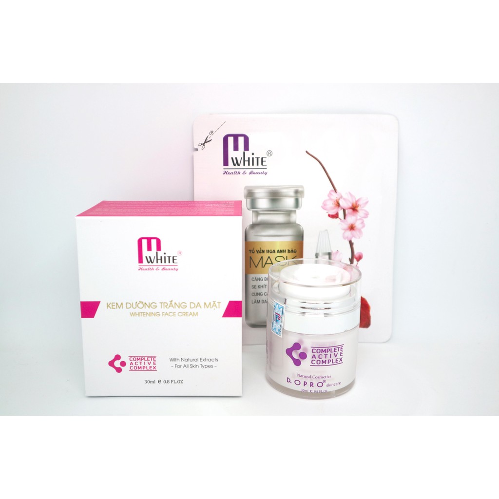 Kem dưỡng da mặt trắng hồng M'white