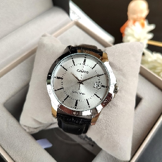 Đồng hồ nam casio 💖freeship💖đồng hồ casio mtp-v004l-7audf chính hãng dây da