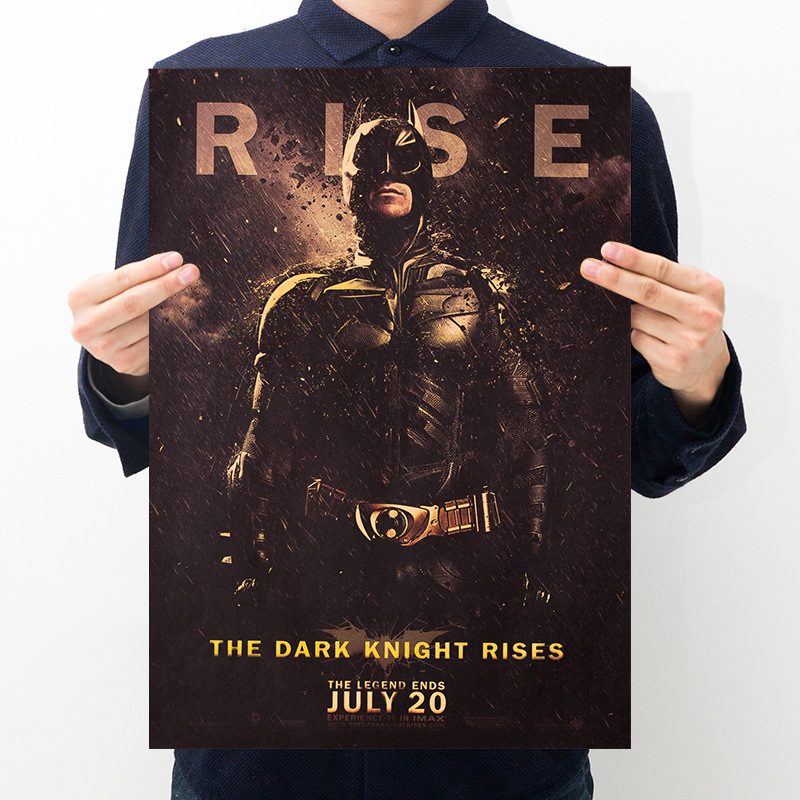 Poster Phim Batman 3 Loại Phong Cách Retro