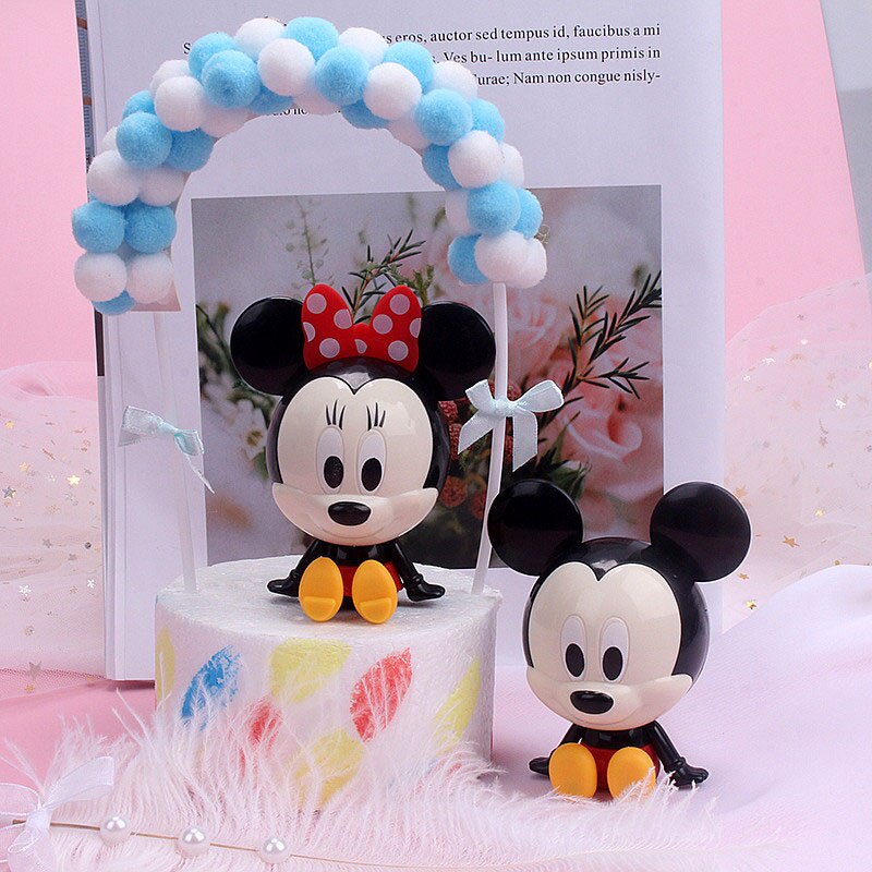 Đồ Chơi Trang Trí Bánh Kem Hình Chuột Mickey/Vịt Donald/Chuột Mickey Cho Bé
