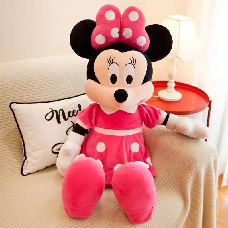 Thú Nhồi Bông Hình Chuột Mickey Minnie Xinh Xắn