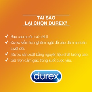 Bao cao su Durex Pleasuremax 3 bao
