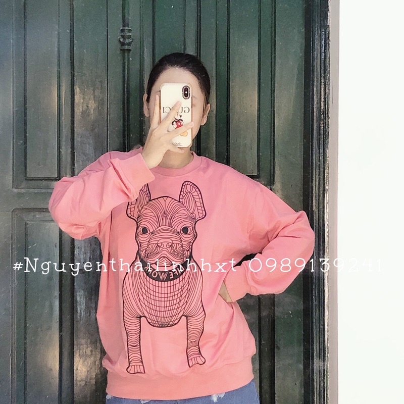 Áo nỉ sweater hoodie Lifework tay dài cổ tròn thun da cá hàng đẹp | BigBuy360 - bigbuy360.vn