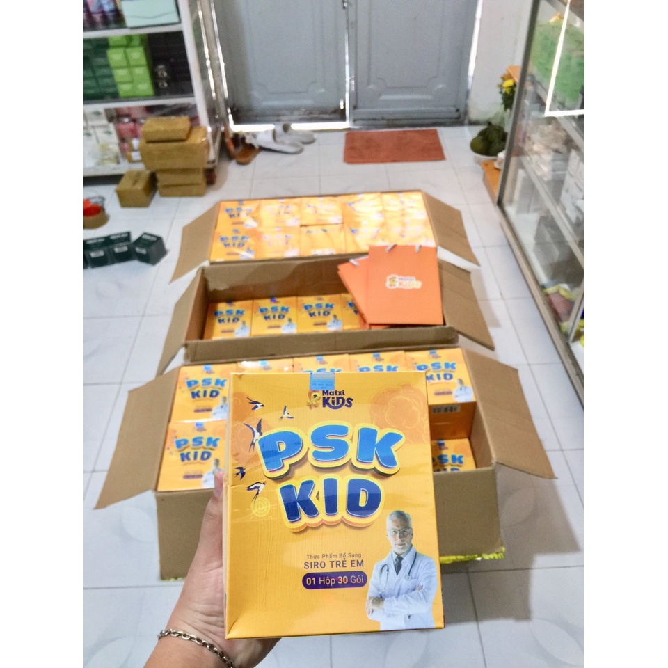 Siro Trẻ Em PSK KID - Giúp Bé Ăn Ngon Và Tăng Sức Đề Kháng Hộp 30 Gói