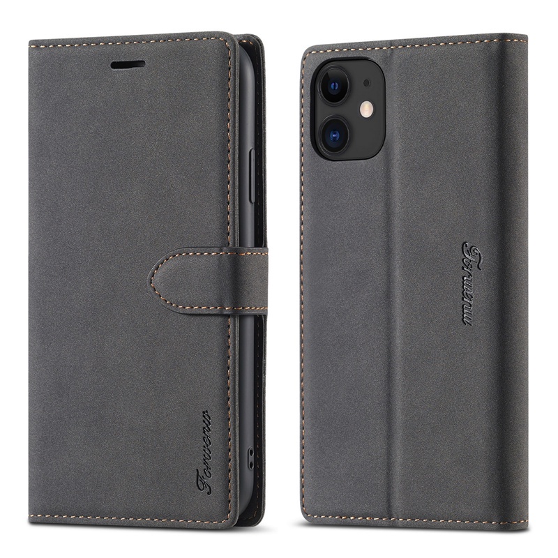 Ốp điện thoại da dạng ví nắp lật từ tính có ngăn đựng thẻ cho For iPhone X XS 12 11 Pro Max Mini 6 6s 7 8 Plus SE 2020