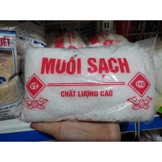 Bịch 1kg muối sạch (muối hột, muối hạt)