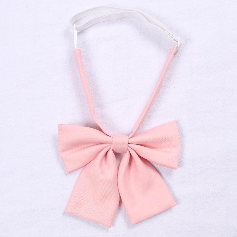 Cà vạt nơ màu trơn thời trang xinh xắn cho nữ