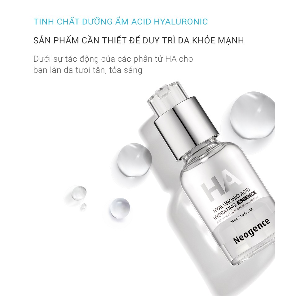 Tinh chất Neogence essence Axit Hyaluronic cấp ẩm sâu 30ml/ lọ và 6ml/lọ