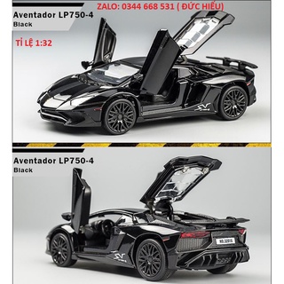 MÔ HÌNH XE Ô TÔ Lamborghini-SV LP750 BẰNG KIM LOẠI TỈ LỆ 1 32