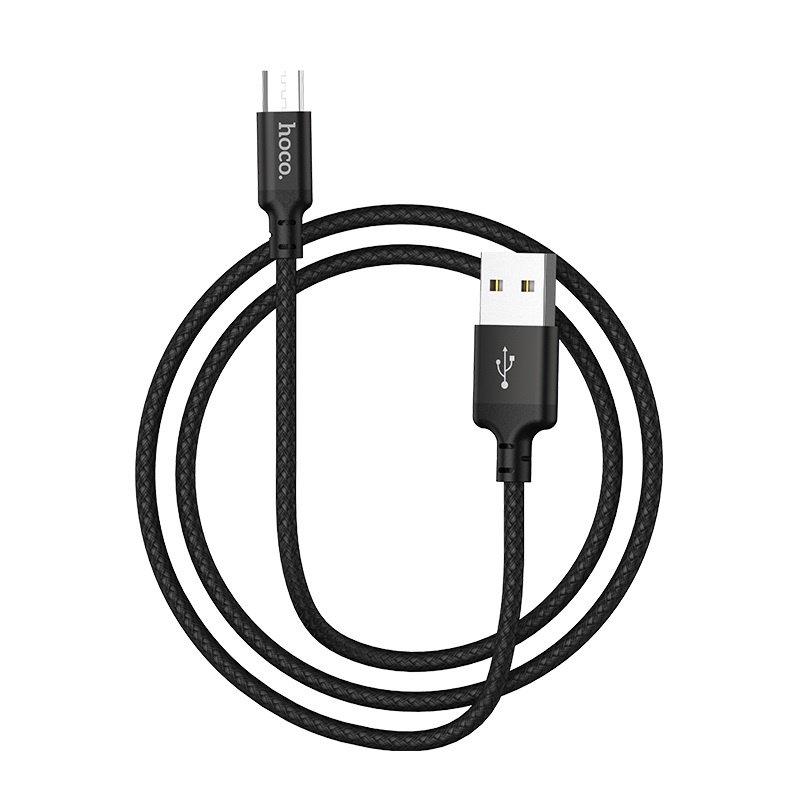 Cáp sạc nhanh Android Hoco X14 Micro dây dù chống đứt dài 1M