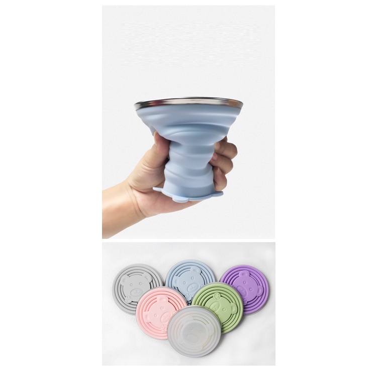 Cốc Nước Gấp Gọn Silicone