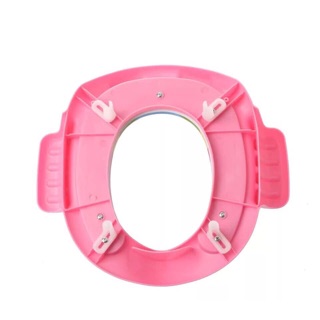 Bô Ngồi Thu Gọn Bồn Cầu Cho Bé -Nhiều màu- Có Mút Chống Lạnh ảnh thật