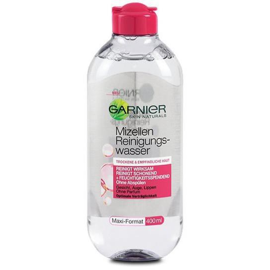 Nước tẩy trang garnier pháp 400ml nắp hồng đậm