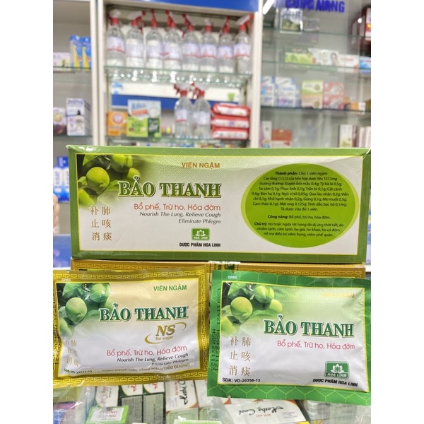 Viên Ngậm Bảo Thanh ( vĩ 5 viên )