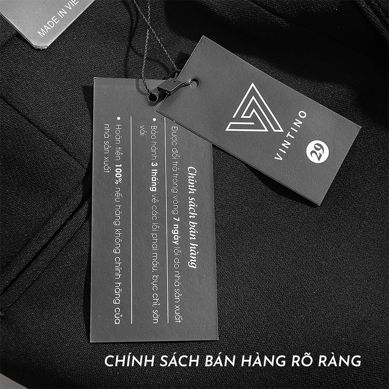 Quần tây nam đen cạp chun công sở ống suông Hàn Quốc, Quần âu nam cạp cao form slimfit VINTINO CT