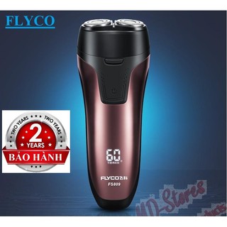 Máy cạo râu Flyco chính hãng siêu bền FS808/FS809 hiển thị dung lượng pin, chống nước cực tốt. BẢO HÀNH 24 THÁNG