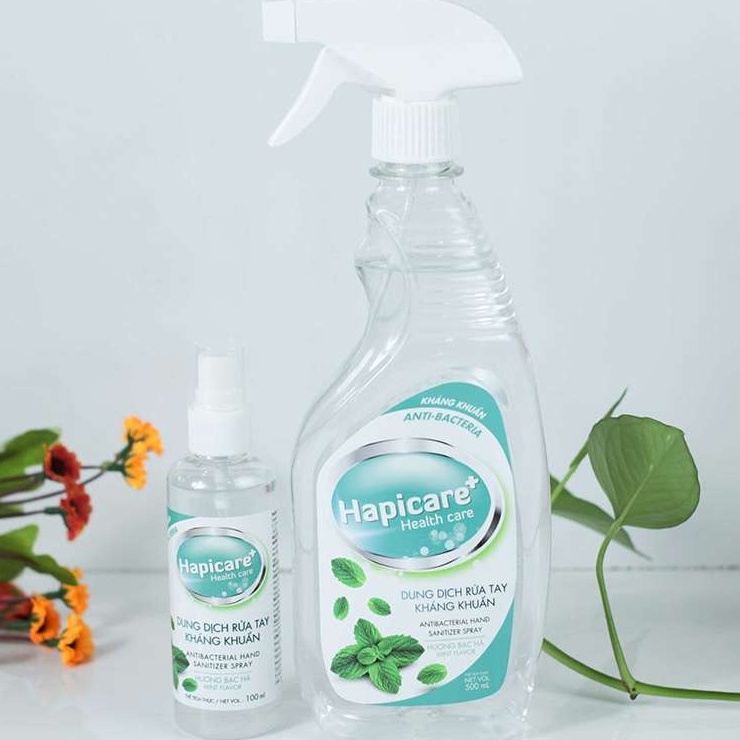 Nước rửa tay HAPICARE bạc hà 500ml