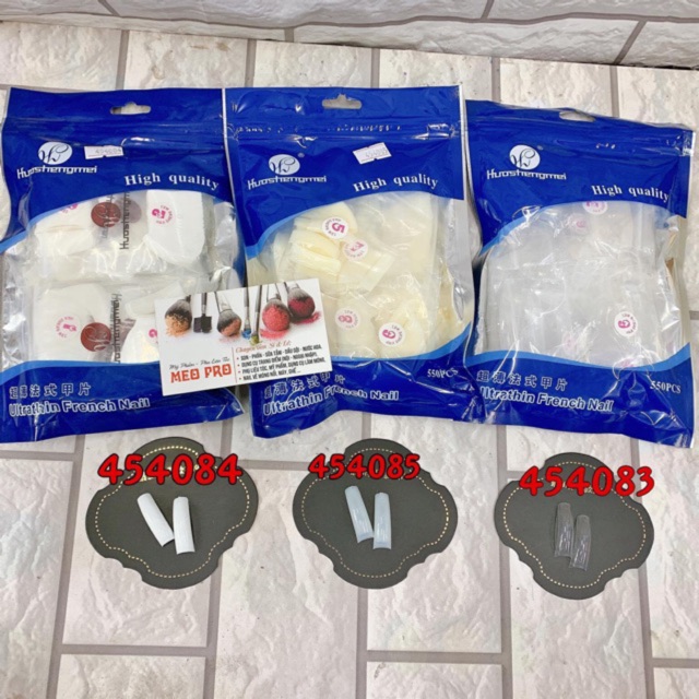 móng nối mỹ hsm 1 gói 550 móng