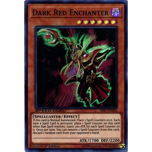 Bài yugioh speed duel - Dark Red Enchanter - SBSC-EN002 - Super Rare 1st Edition