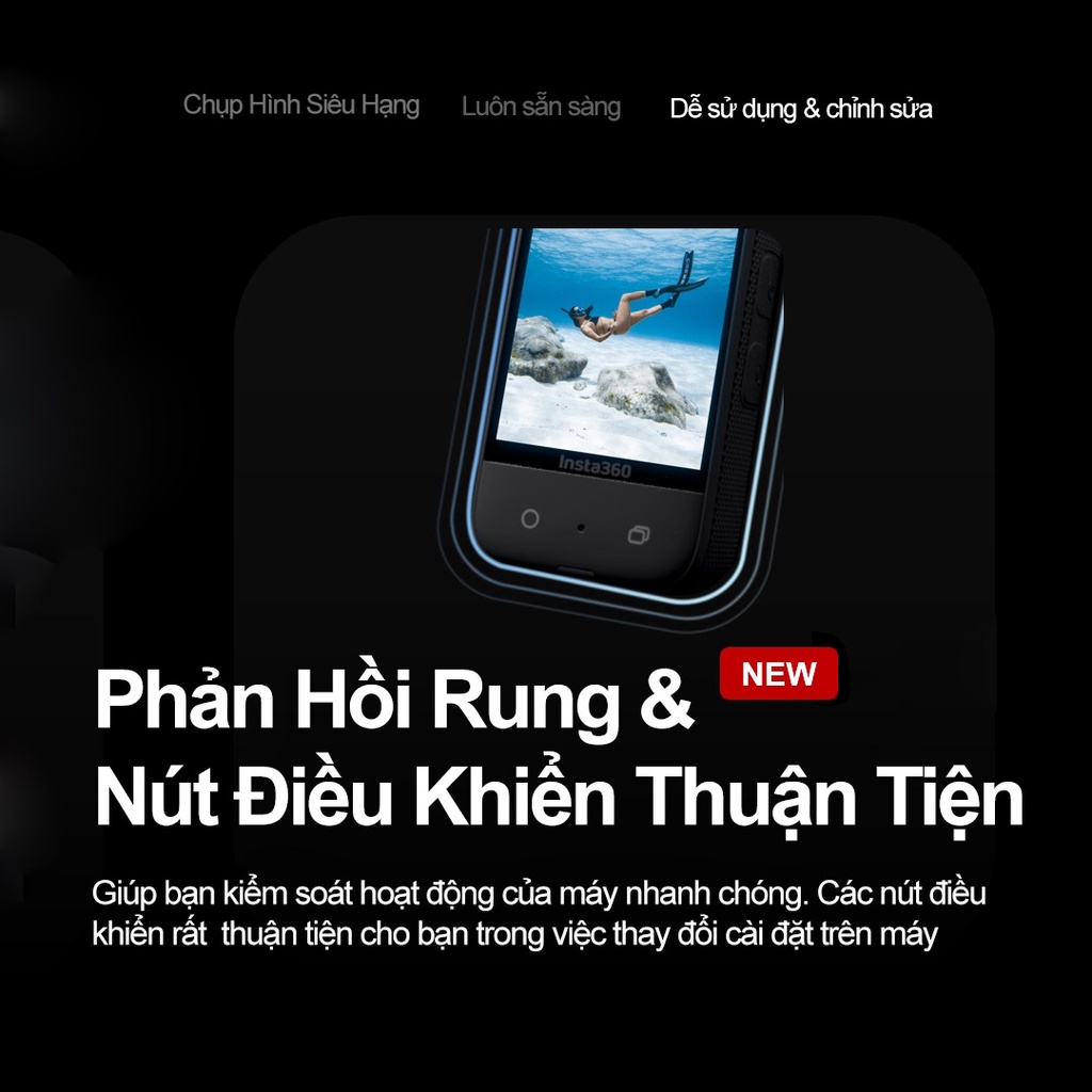 Máy Quay 360 độ Camera 360 Insta360 X3 - Hàng Chính Hãng