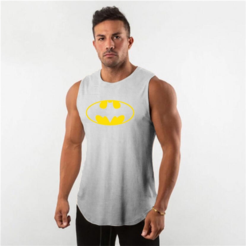 New Summer Workout Gym Mesh Tank Top Men Fitness Casual Musculation Clothing Bodybuilding Sport Sleeveless Shirt Quick Dry Vest