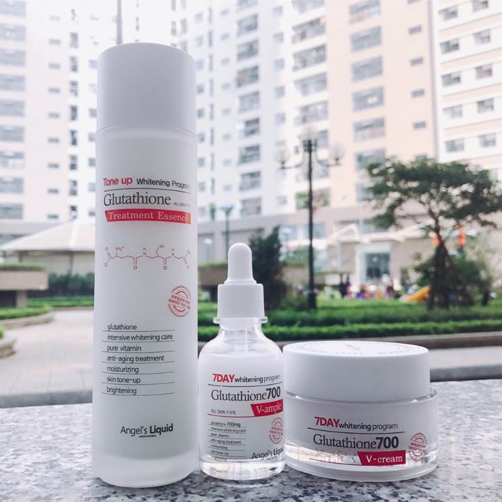 [Hàn Quốc] Toner Trắng Da 7Day Whitening Program Glutathione 700 V-Ample