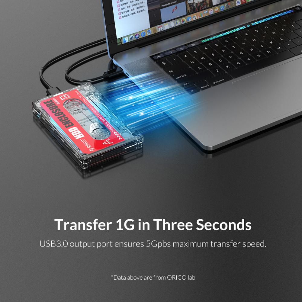 ORICO 2.5 Hộp Đựng Ổ Cứng Ngoài USB3.0 Sang SATA3.0 2.5 inch HDD