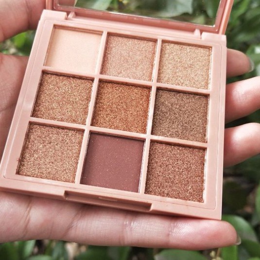 Bảng Phấn Mắt Chín Màu Chống Thấm Nước Và Mồ Hôi Cho Người Mới Bắt Đầu