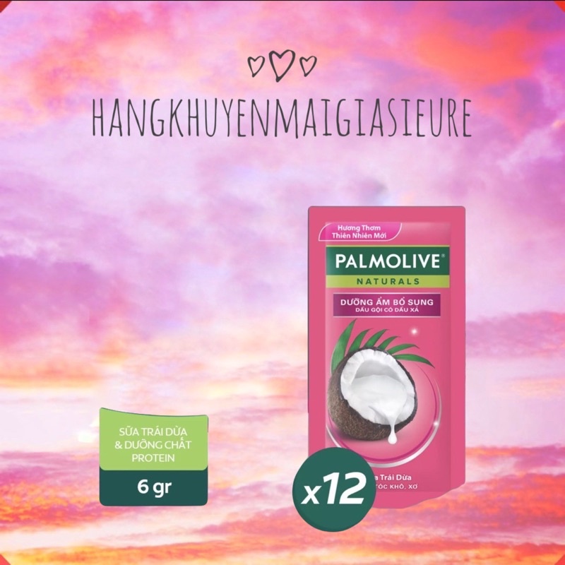 Dầu gội có dầu xả Palmolive dưỡng ẩm