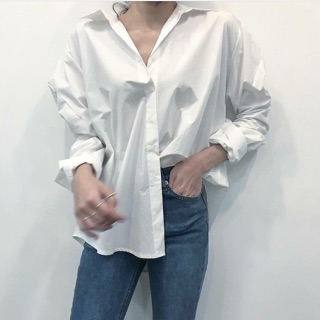 Sơ mi đen, trắng trơn