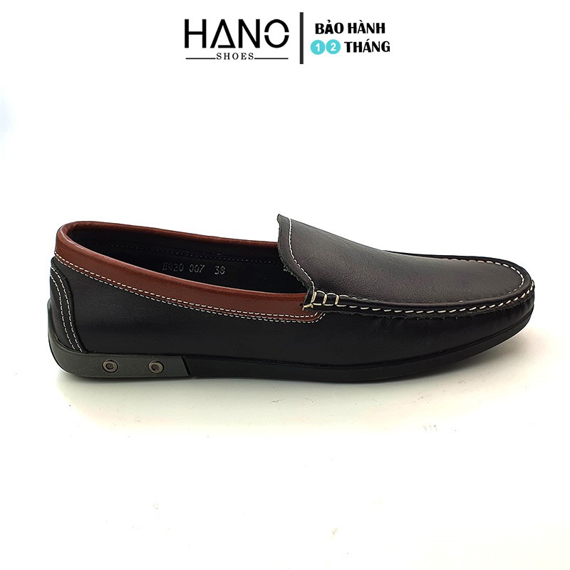 HANO - Giày lười nam da bò cao cấp phong cách Hàn Quốc thanh lịch