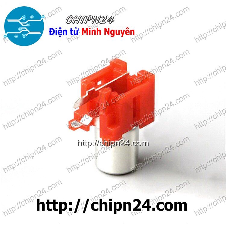 [3 CÁI] (G25) Jack cắm Audio RCA AV5 1 chấu ĐỎ (Jack Âm thanh AV Bông sen hàn board)