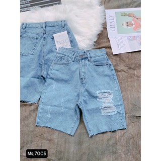 Quần Jean Ngố Nữ Rách 🌞